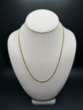 20" 14k Yellow Gold Cuban 3mm 14.95g