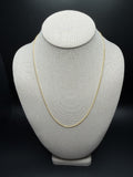 20" 14k Yellow Gold Franco 1mm 4.4g