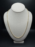 24" 14k Yellow Gold Rope 4mm 31.05g