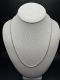 22" 14K Yellow Gold Ice Chain 2.5mm 9.6g
