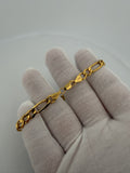 7.75" 14K Yellow Gold Figaro 6.5mm 9.4g