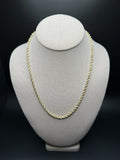 20" 14k Yellow Gold Rope 3.5mm 6.8g
