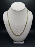 22 inch 5mm Cuban link chain in 14K yellow gold, 42.25g, view 2 - Ott Family Jewelry