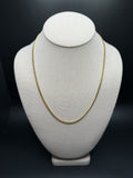 20" 14k Yellow Gold Cuban 3mm 15.53g