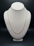 22" 2.5mm 14K yellow gold rope chain, 10.65g – Ott Family Jewelry (2)