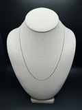 20" 14K Yellow Gold Curb 1.5mm 2.3g