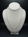 22" 2mm 14K yellow gold rope chain, 8.2g – Ott Family Jewelry (2)