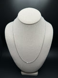 22" 14K White Gold Herme$ 2mm 4.82g