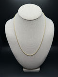 20" 10k Yellow Gold Rope 2.5mm 6.4g
