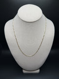 20" 2.5mm 14K yellow gold Figaro chain, 4.3g – Ott Family Jewelry (2)