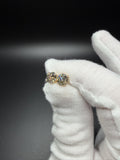 14k Yellow Gold 2ctw Champagne VS/VVS Lab Diamond Studs Screwback 1.1g