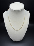 16" 1.5mm 14K yellow gold rope chain, 1.23g – Ott Family Jewelry (2)
