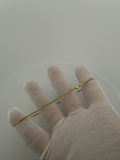 10" 1.75mm solid 10K yellow gold Cuban link anklet, 2.42g – Ott Family Jewelry (2)