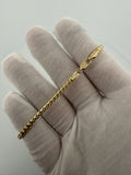 8 inch 3mm Franco bracelet in 14K yellow gold, 10.44g, view 2 - Ott Family Jewelry