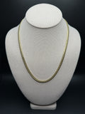20" 14k Yellow Gold Cuban 4mm 25.2g