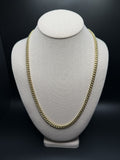 24" 14k Yellow Gold Cuban 6mm 13.7g