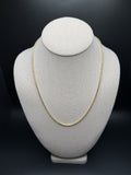 20" 14k Yellow Gold Franco 2.2mm 15.12g