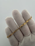 7.5" 3.6mm 14K yellow gold paperclip bracelet, 2.83g – Ott Family Jewelry (2)