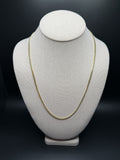22" 3mm solid 14K yellow gold Cuban link chain, 14.7g – Ott Family Jewelry (2)