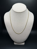 20" 2.5mm solid 10K yellow gold Cuban link chain, 8.3g – Ott Family Jewelry (2)