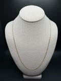 24" 14K Yellow Gold Curb 2mm 4.63g