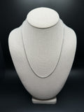 20" 14k White Gold Cable Chain 2mm 3.0g