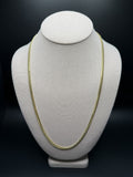 24" 10k Yellow Gold Cuban 4mm 25.53g