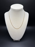 16" 14K Yellow Gold Curb 2mm 3.6g