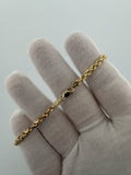 8" 4mm 14K yellow gold rope bracelet, 10.0g – Ott Family Jewelry (2)