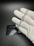 8" 4mm silver moissanite tennis bracelet, 14.09ctw D VVS1, 12.9g – Ott Family Jewelry (2)