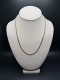 20" 14k Yellow Gold Cuban 5mm 39.3g