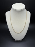 18" 2mm 14K yellow gold rope chain, 6.6g – Ott Family Jewelry (2)