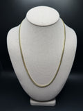 22" 4mm solid 10K yellow gold Cuban link chain, 24.0g – Ott Family Jewelry (2)