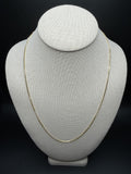 22" 14K Yellow Gold Box 1.5mm 6.0g
