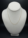 17" 1.2mm 14K yellow gold fancy anchor chain, 2.2g – Ott Family Jewelry (2)