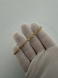7.5" 14K Yellow Gold Rope 3.5mm 8.6g