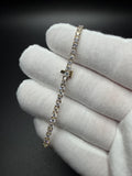 7" 14k Yellow Gold 5ctw+ F VS1 Lab Diamond Tennis Bracelet EGL Certified 6.5g