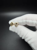 9mm 14K yellow gold clover stud earrings, 1.62g – Ott Family Jewelry (2)