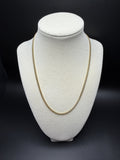 18" 3mm solid 14K yellow gold Cuban link chain, 12.45g – Ott Family Jewelry (2)