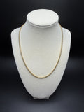 18" 14K Yellow Gold Franco 2.5mm 17.62g
