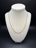 18" 14k Yellow Gold Cuban 2mm 5.24g