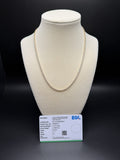 17" 14K Yellow Gold 5.22ctw E-F VS Lab Diamond Tennis EGL Certified – 2mm – 9.56g