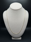 24 inch 2.5mm heavy fancy anchor chain in 14K yellow gold, 5.9g, view 2 - Ott Family Jewelry