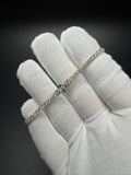 7.25" 14k Yellow Gold 5ctw VS/VVS Lab Diamond Tennis Bracelet 2.8mm 5.8g