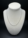 16" 14k White Gold Herme$ Link 2mm 4.83g