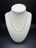 16" 14K Yellow Gold Box Chain 1.5mm 4.44g