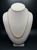 22" Silver 18ctw VS/VVS Lab Diamond Tennis Chain 3.5mm 32.8g