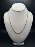 20" 14k Yellow Gold Franco 3mm 28.3g