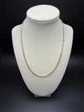 18" 14K Yellow Gold Rope 2.6mm 3.4g