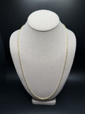 26" 10K Yellow Gold Rope Chain 2.5mm 11.0g